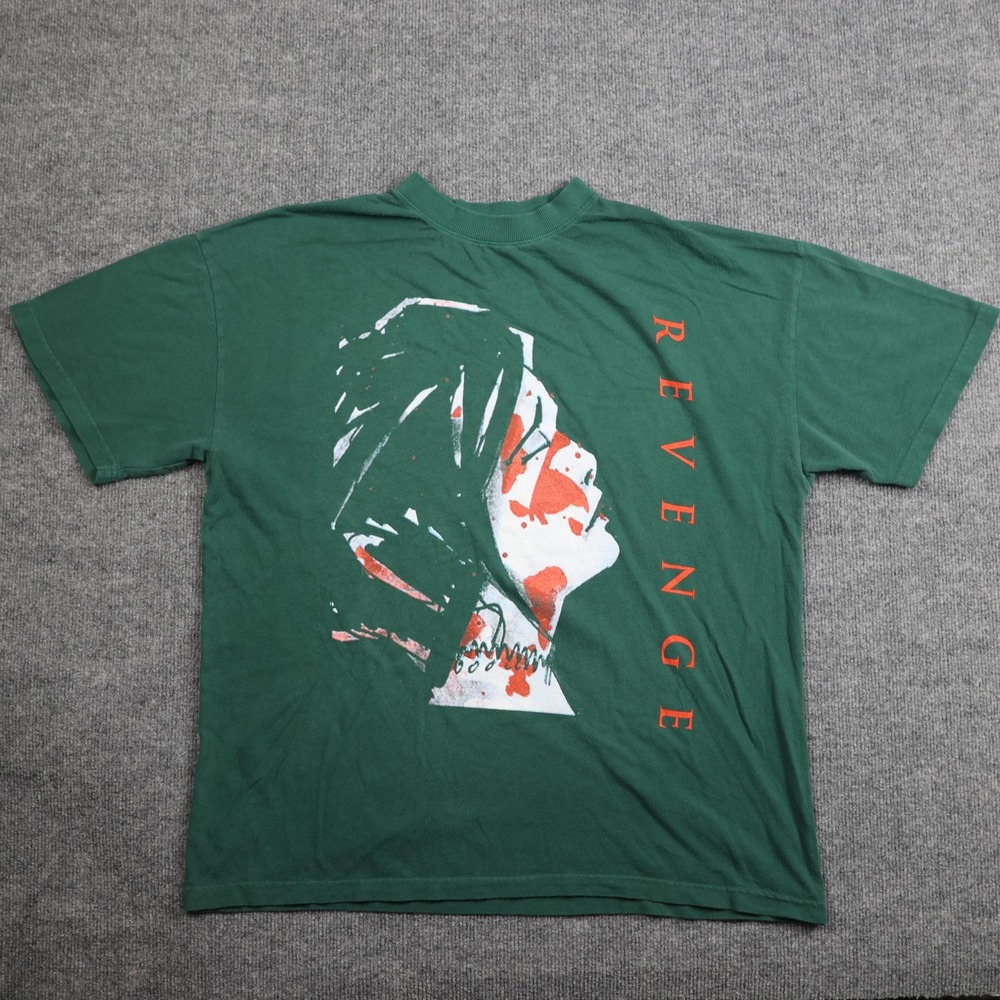 My Chemical Romance Shirt Mens Medium Green Revenge Graphic Band Tee Rock